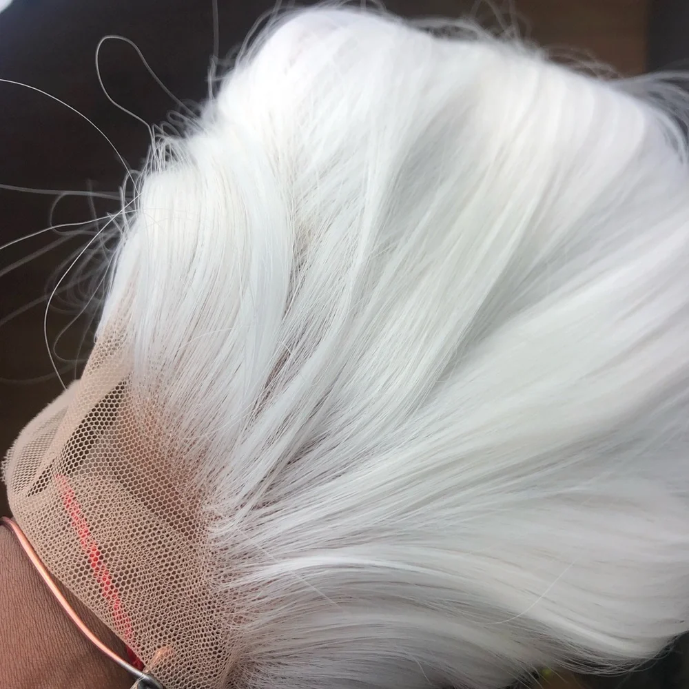 - 22” JES SNOW WHITE STRAIGHT LACE FRONT WIG *NEW*